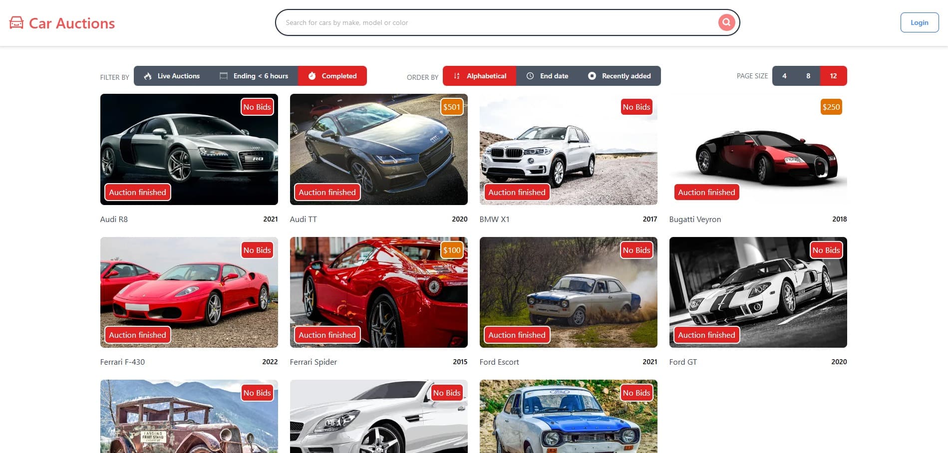 Car Auction Platform